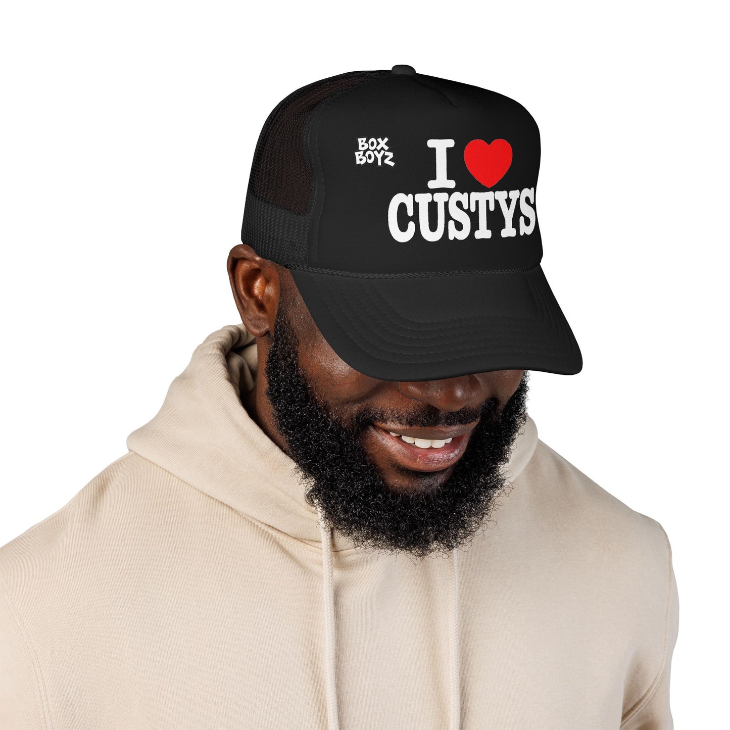 Trucker Hat — I  CUSTYS Foam Mesh Cap